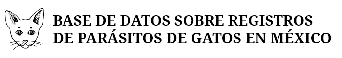 Base de datos sobre Registros de Parásitos de Gatos en México